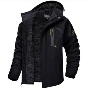 OUTDOOR SPORTS- TACVASEN MEN'S/UNISEX BLACK OUTDOOR WINTER ❄️ ❄️ ❄️JACKET 🧥🧥🧥